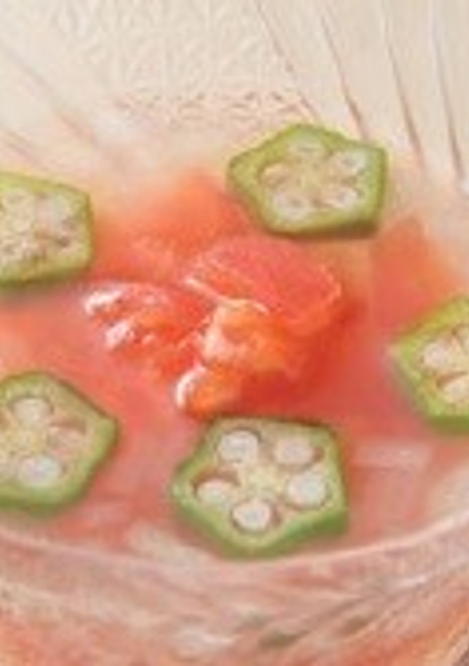 トマトとおくらのスープ-レシピのメイン写真
