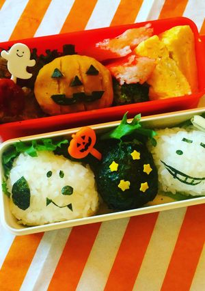 スヌーピーのハロウィン弁当-レシピのメイン写真