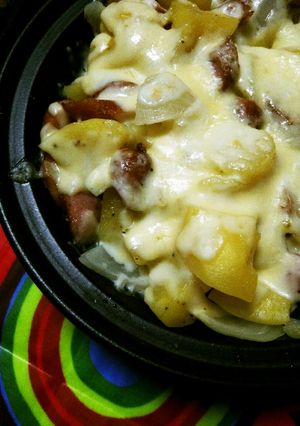 タジン鍋でジャーマンポテトwithチーズ-レシピのメイン写真