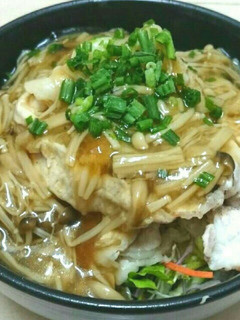 豚しゃぶきのこあんかけ丼-レシピのメイン写真