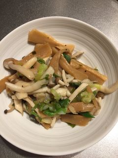 超簡単 メンマときのこのシャキシャキ炒め-レシピのメイン写真