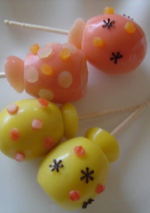 うずら卵で水風船♪（キャラ弁おかず）-レシピのメイン写真