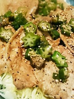豚肉とオクラのゆずドレソテー-レシピのメイン写真