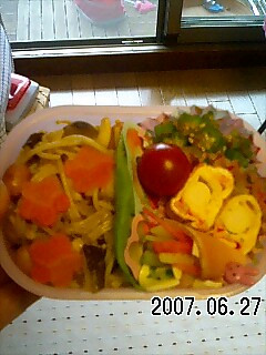 幼稚園 きのこパスタお弁当-レシピのメイン写真