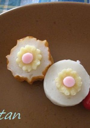 ちくわとヤングコーンのお花（キャラ弁）-レシピのメイン写真