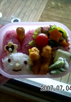 幼稚園　マイメロちゃんお弁当-レシピのメイン写真