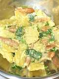 カレーポテトサラダ♪レンジで簡単♪玉ねぎ