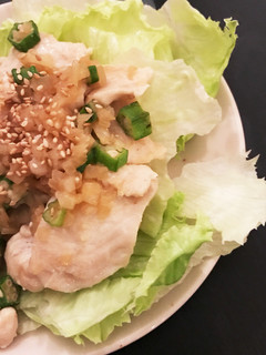 海外対応(+酒)鶏胸肉の塩レモン炒め-レシピのメイン写真