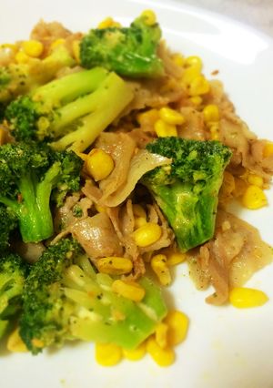 豚肉とブロッコリーのバタポン風ソテー-レシピのメイン写真