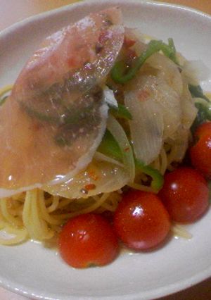 リンゴ酢でさっぱり★冷製パスタ-レシピのメイン写真