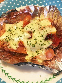 ソーセージとツナのチーズ焼き(お弁当に)-レシピのメイン写真