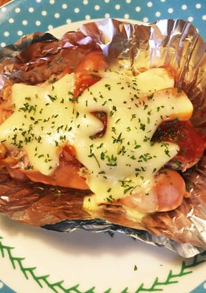 ソーセージとツナのチーズ焼き（お弁当に）-レシピのメイン写真