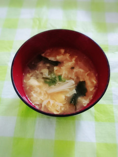 ホッと一息♪味噌汁!かき卵の味噌汁-レシピのメイン写真