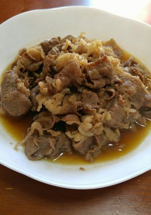 ☆牛肉しぐれ☆すき焼き風-レシピのメイン写真