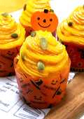 かぼちゃカップケーキ☆ハロウィン 基本からアレンジまで！思わずつくりたくなる「ハロウィン