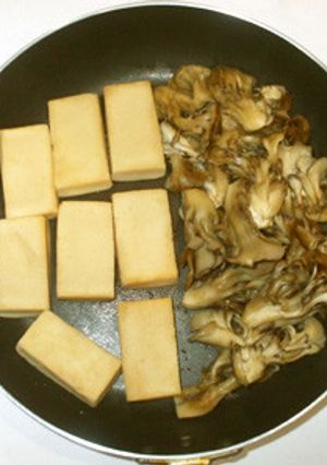 舞茸と高野豆腐の含め煮-レシピのメイン写真