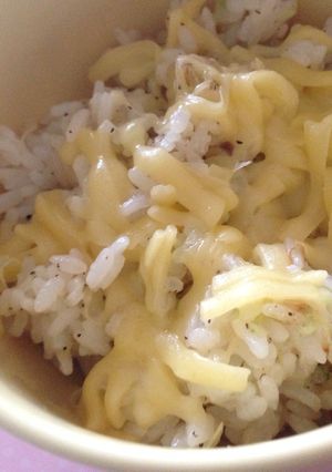 残り物で！チーズキャベツチャーハン-レシピのメイン写真