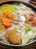ごま味噌塩麹豆乳鍋
