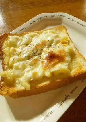 10分で♪マカロニとチーズのトースト♡-レシピのメイン写真