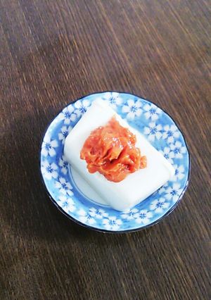 うにクラゲ冷奴-レシピのメイン写真