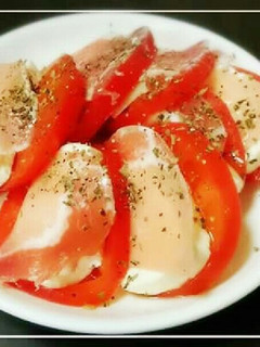 お豆腐でカプレーゼ-レシピのメイン写真