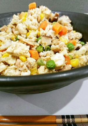 シーチキン入り♬炒り豆腐-レシピのメイン写真