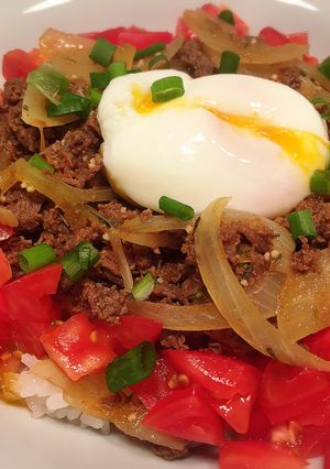 スパイスたっぷり！ピリ辛☆ケイジャン牛丼-レシピのメイン写真