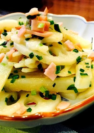 じゃがいもとレンコンガーリックバター炒め-レシピのメイン写真