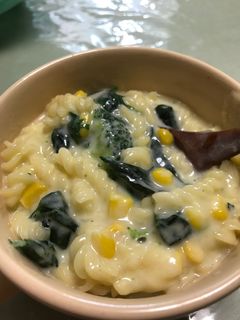 超時短!スープの素でクリームパスタ-レシピのメイン写真