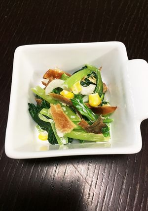 小松菜とおつまみイカのサラダ-レシピのメイン写真