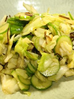 新しい食感を楽しめるお漬け物風サラダ☆-レシピのメイン写真