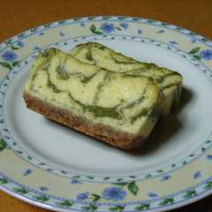 รูปของ 抹茶マーブルチーズケーキ(ベイクド)