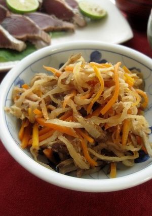切り干し大根と根菜のツナきんぴら-レシピのメイン写真