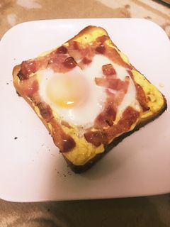 卵ベーコンマヨトースト-レシピのメイン写真