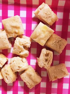 離乳食に!レンジでバナナきな粉蒸しパン-レシピのメイン写真