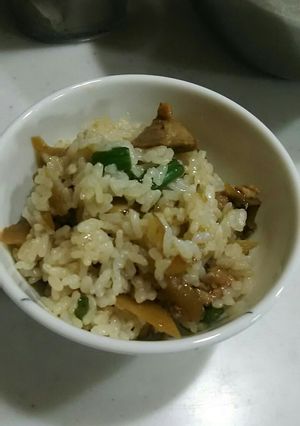 鶏肉とマイタケの混ぜごはん-レシピのメイン写真