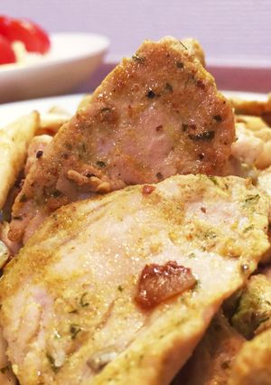 鮪とキノコのソテー カレー風味❁*+-レシピのメイン写真