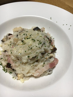 しいたけのリゾット〜牛乳編〜-レシピのメイン写真