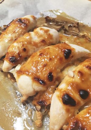 ささみ味噌マヨネーズオーブン焼き-レシピのメイン写真