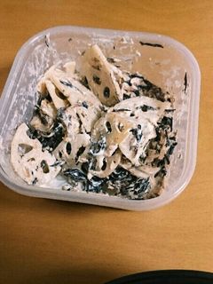 れんこんとひじきのおつまみ-レシピのメイン写真