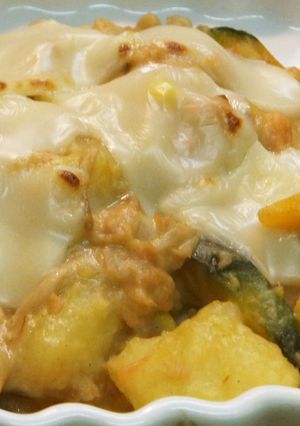 コーンスープで!ちゃんちゃん焼風グラタン-レシピのメイン写真