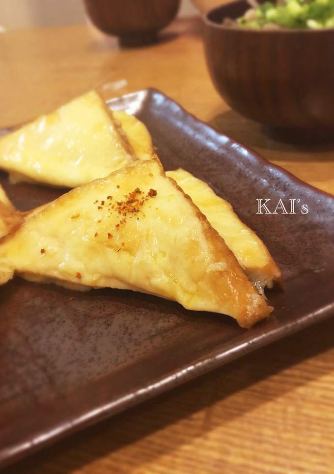 おつまみに♡厚揚げのチーズ焼き♡-レシピのメイン写真
