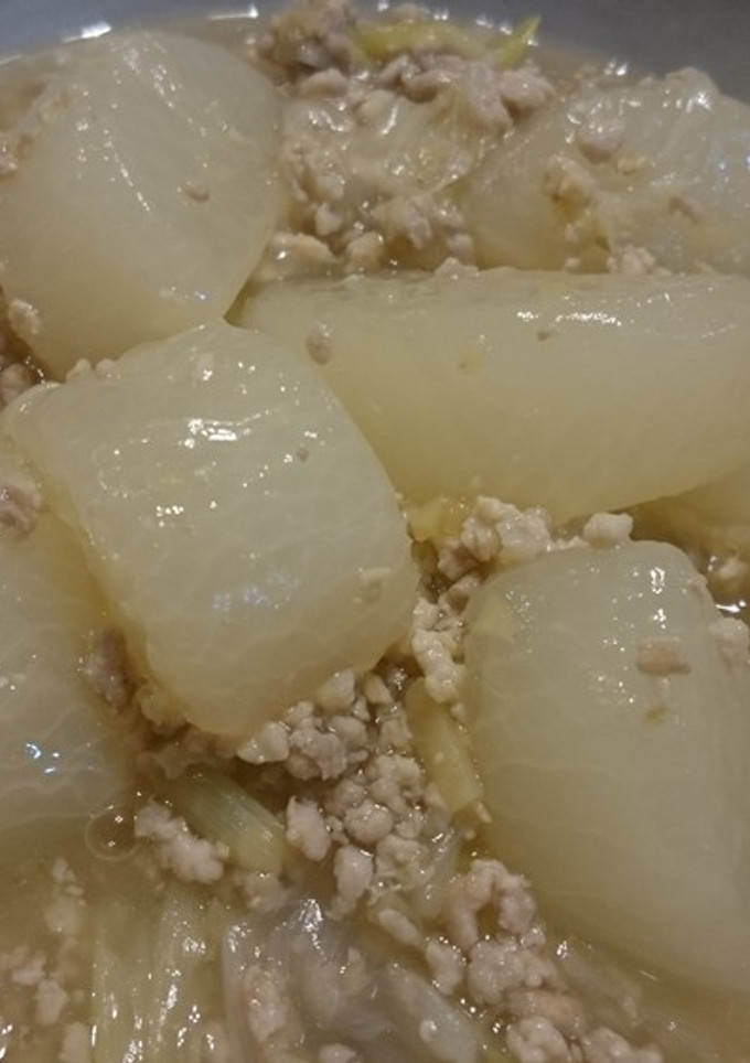 大根のネギそぼろ煮-レシピのメイン写真