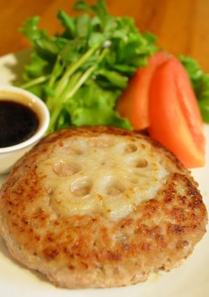 レンコンハンバーグ照り焼きソース-レシピのメイン写真