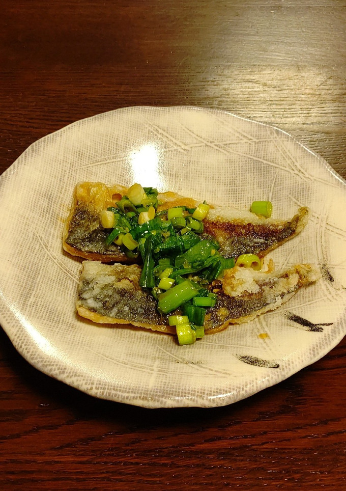 減塩　鯵のねぎソースがけ-レシピのメイン写真