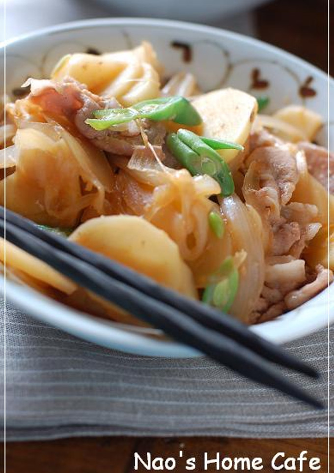 豚とジャガイモの生姜醤油炒め-レシピのメイン写真