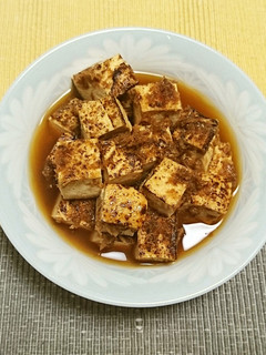 地味だけど美味しい!焼き豆腐のおかか煮♪-レシピのメイン写真