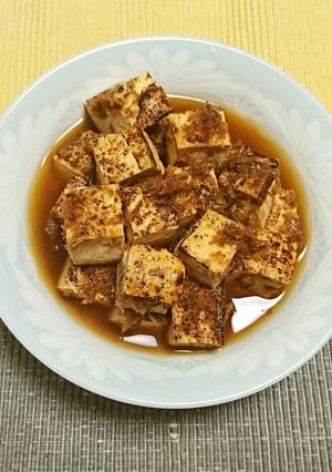 地味だけど美味しい!焼き豆腐のおかか煮♪-レシピのメイン写真