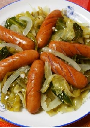 ウインナーとキャベツの酢油煮-レシピのメイン写真