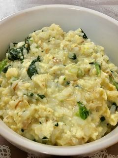 豆腐と卵の雑炊-レシピのメイン写真
